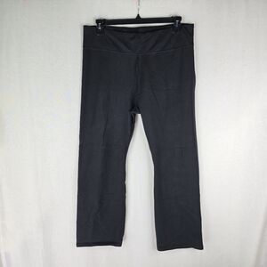 PACT Organic Womens XXL On The Go-To Bootcut Legging Black 2XL